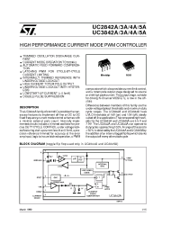 Datasheet UC2842A manufacturer STMicroelectronics